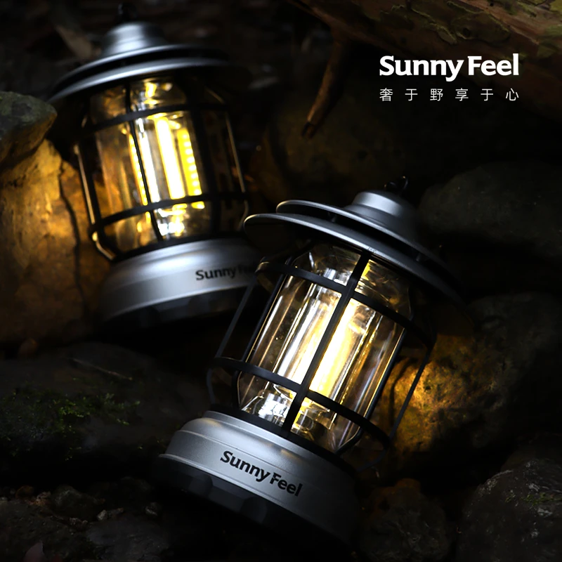Sunnyfeel山扉户外露复古营氛围灯手提野营地灯挂灯帐篷灯装饰灯（1件起送）-全国包邮，偏远地区除外，具体发货根据物流情况  商品