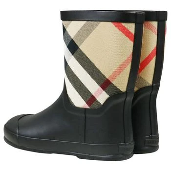 商品Burberry|Ranmoor Check Boots Black ,价格¥969,第3张图片详细描述