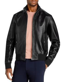 商品Hugo Boss|Nafan Leather Jacket ,价格¥2449,第1张图片