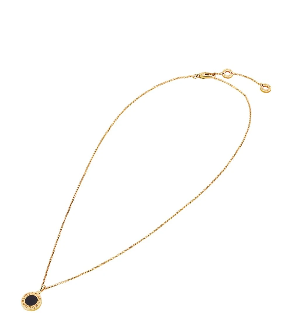 商品BVLGARI|Yellow Gold and Onyx BVLGARI BVLGARI Necklace CL857216,价格¥12704,第1张图片