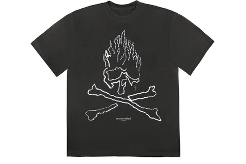 商品Travis Scott|包邮｜Cactus Jack For Mastermind Skull T-shirt Black【S北美特拉华直发】,价格¥529,第1张图片
