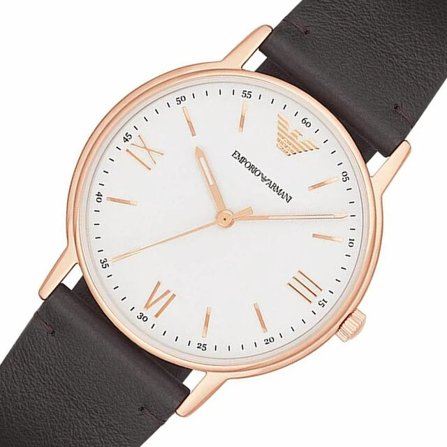 商品Emporio Armani|阿玛尼皮质表带时尚休闲简约石英男士手表 AR11011｜包邮【G纽约直发】,价格¥823,第3张图片详细描述