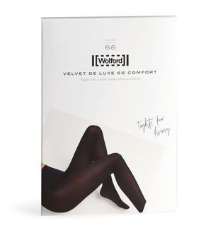 商品Wolford|Wolford black Velvet De Luxe 66 Comfort Tights,价格¥271,第1张图片