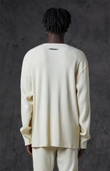 商品Essentials|Essentials Cream Thermal Long Sleeve Henley T-Shirt｜包邮【S北美特拉华直发】,价格¥525,第5张图片详细描述