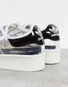 商品Adidas|adidas Originals Superstar bold trainers with transparent panels in white,价格¥368,第4张图片详细描述