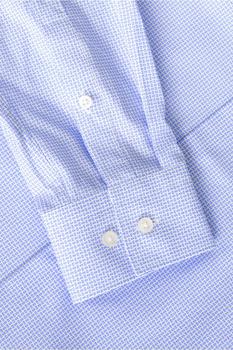Hugo Ismo Slim-Fit Cotton Shirt Blue 商品第3张图片规格展示