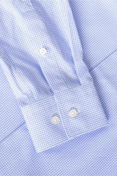 商品Hugo Boss|Hugo Ismo Slim-Fit Cotton Shirt Blue ,价格¥605,第3张图片详细描述