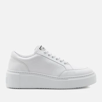 商品Valentino|VALENTINO WOMEN'S BARAGA SUMMER EMBOSSED LEATHER FLATFORM TRAINERS,价格¥2025,第1张图片