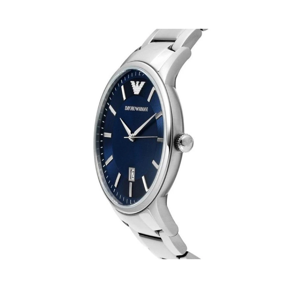 商品Emporio Armani|Emporio Armani Renato Silver Quartz Watch Blue Dial AR11180｜包邮【G纽约直发】,价格¥1192,第2张图片详细描述