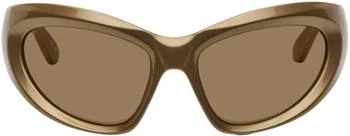 商品Balenciaga|Gold Cat-Eye Sunglasses ,价格¥1237,第1张图片