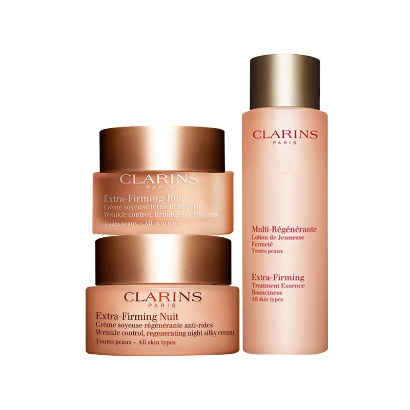 商品Clarins|包邮｜CLARINS/娇韵诗 紧致三件套（水200ML+日霜50ML+晚霜50ML）【香港直发】,价格¥1208,第1张图片