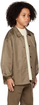 商品Essentials|Kids Brown '1977' Coaches Jacket ,价格¥541,第2张图片详细描述