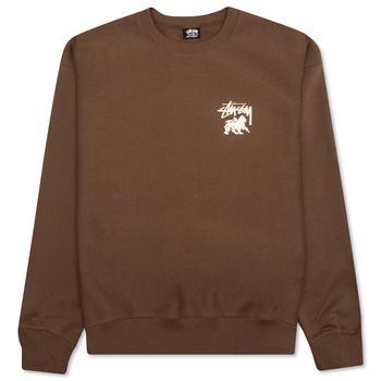 商品STUSSY|Stussy Rasta Dot Crew - Coffee,价格¥817,第1张图片