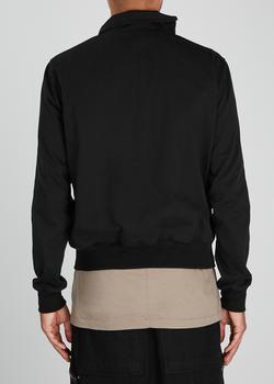 商品Rick Owens|Black cotton track jacket ,价格¥3751,第3张图片详细描述