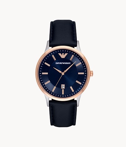 商品 Emporio Armani Renato Analog Blue Dial Men's Watch AR11188｜包邮【G纽约直发】 图