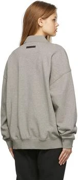 商品Essentials|Grey Long Sleeve Polo ,价格¥575,第2张图片详细描述