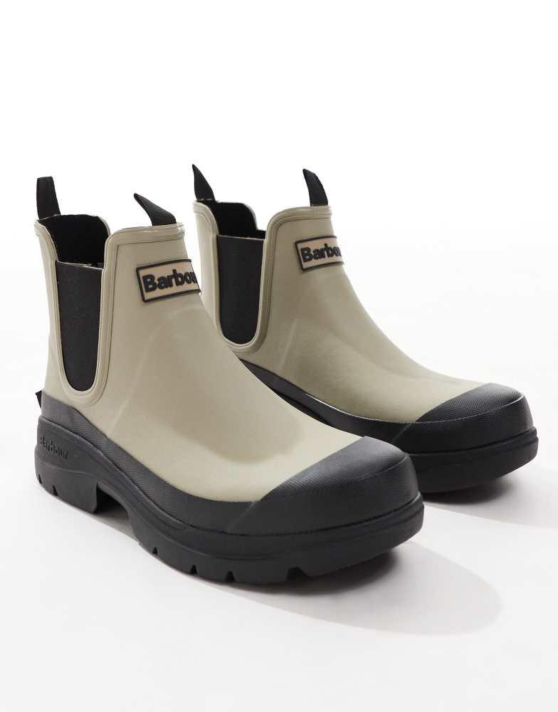 Barbour | Barbour Nimbus wellington boots in washed stone 385.11元 商品图片
