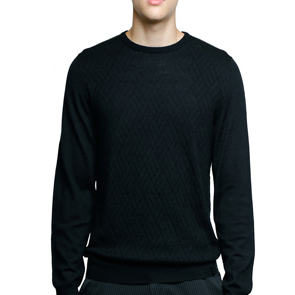 商品Calvin Klein|包邮 | 男士圆领羊毛衫 40QS346-010（预计一周发货）｜包邮【Z洛杉矶直发】,价格¥364,第1张图片