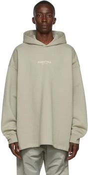 商品Essentials|Green Relaxed Hoodie ,价格¥671-¥671,第3张图片详细描述