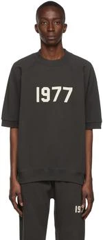 商品Essentials|男式 1977 插肩T恤 黑色,价格¥687,第1张图片