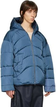 商品Random Identities|Blue Duvet Puffer Jacket  男款 羽绒夹克 蓝色,价格¥708,第1张图片