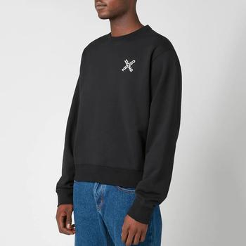 KENZO Men's Sport Classic Sweatshirt - Black 商品第1张图片规格展示