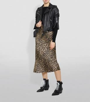 商品ALL SAINTS|女式 Balfern系列 皮革机车夹克,价格¥3157,第3张图片详细描述