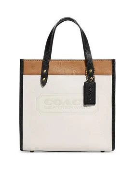 商品Coach|Coach Field Toto 22 小号 托特包 斜挎包 胭脂色,价格¥2769,第1张图片