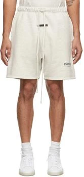 商品Essentials|Off-White Fleece Shorts,价格¥579,第1张图片