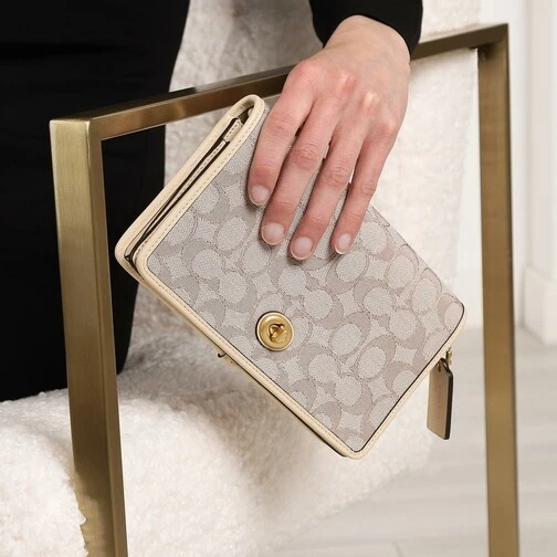商品Coach|Coach Sig Turnlock Hayden - B4/Stone Ivory-C3824-B4SHG【Z洛杉矶直发】,价格¥1100,第2张图片详细描述