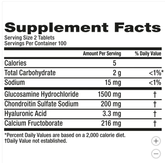 商品Move Free|美国直邮Schiff Move Free氨基葡萄糖维骨力软骨素红瓶200粒特惠,价格¥209,第5张图片详细描述
