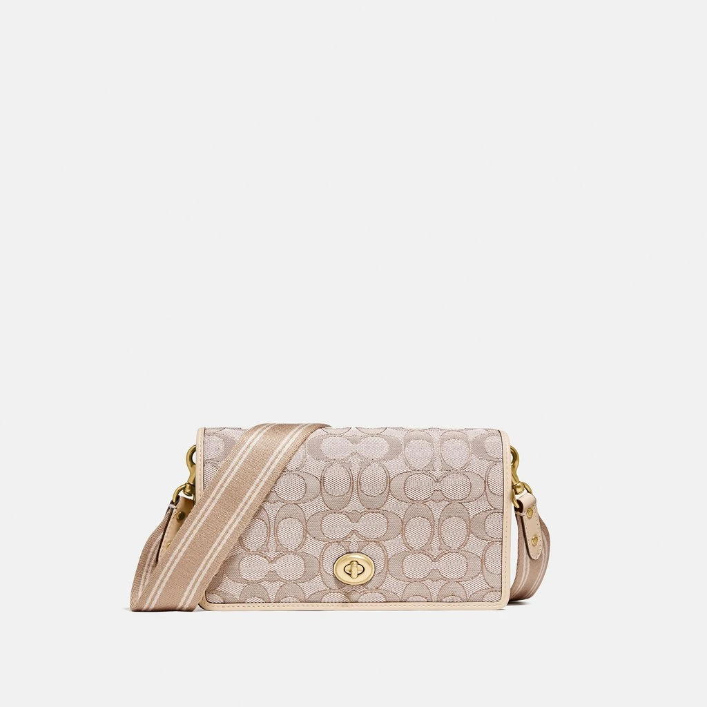 商品Coach|Coach Sig Turnlock Hayden - B4/Stone Ivory-C3824-B4SHG【Z洛杉矶直发】,价格¥1100,第1张图片