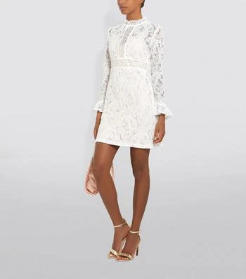 商品Maje|Paisley Lace Mini Dress ,价格¥1386,第2张图片详细描述