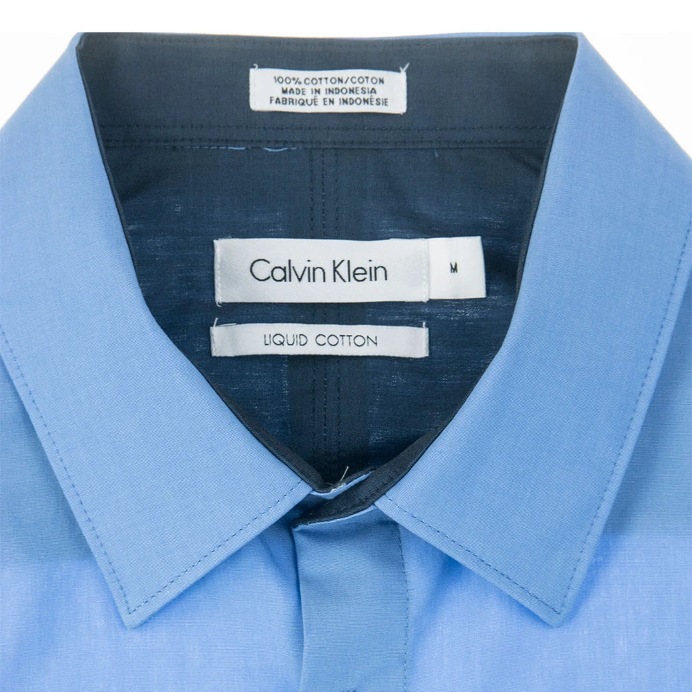 商品Calvin Klein|包邮 | 男士液态棉衬衫 40QW185-442（预计一周发货）【Z洛杉矶直发】,价格¥403,第4张图片详细描述