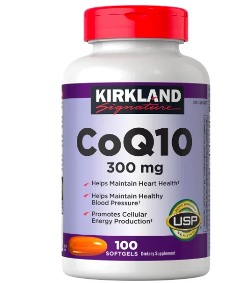 商品Kirkland|美国直邮Kirkland柯克兰CoQ10辅酶高浓度300mg保护心脏100粒软胶,价格¥192,第1张图片