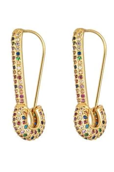 商品Eye Candy LA|Penny Safety Pin Earring ,价格¥241,第1张图片