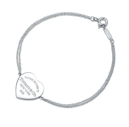 商品Tiffany & Co.|Return to Tiffany double chain bracelet, medium  ｜包邮【Z洛杉矶直发】,价格¥1762,第1张图片