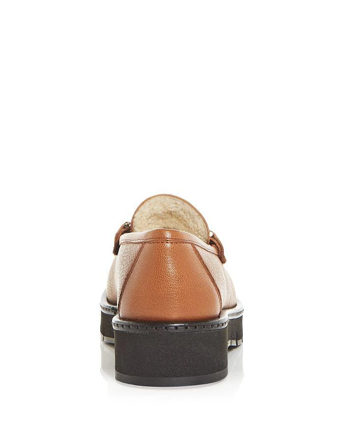商品Salvatore Ferragamo|Women's Rolo Shearling Lined Winter Loafers,价格¥3520,第4张图片详细描述