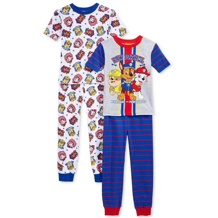 商品PAW Patrol|4-Pc. Play Hard Cotton Pajama Set, Little Boys (2-7) & Big Boys(8-20),价格¥150,第2张图片详细描述