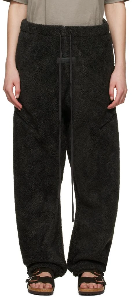 商品Essentials|Black Polyester Lounge Pants,价格¥405,第1张图片