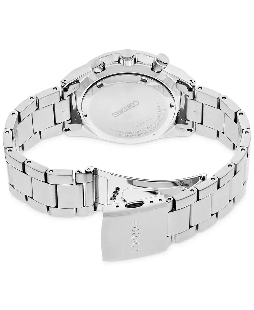 商品Seiko|Men's Chronograph Essentials Stainless Steel Bracelet Watch 41mm,价格¥1388,第3张图片详细描述