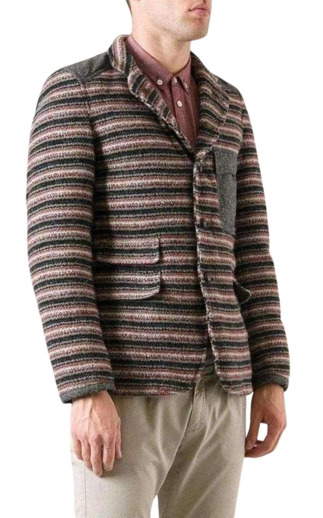 商品Junya Watanabe|Duvetica Padded Multi Colored Button Up Jacket,价格¥3476,第5张图片详细描述