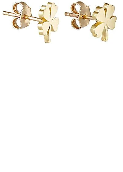 商品Jennifer Meyer|Mini Clover Studs,价格¥2326,第3张图片详细描述