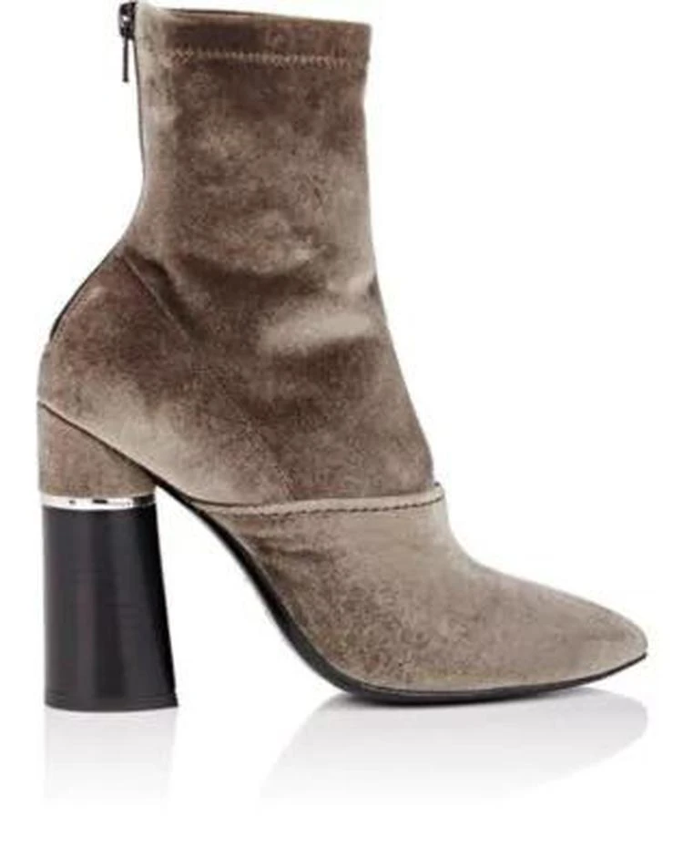 商品3.1 Phillip Lim|Kyoto Velvet Ankle Boots,价格¥2373,第1张图片