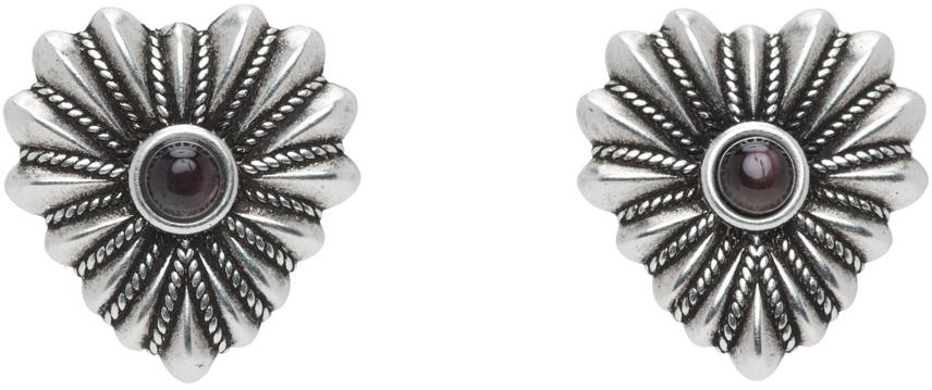 Silver Interlocking GG Earrings商品第1张图片规格展示