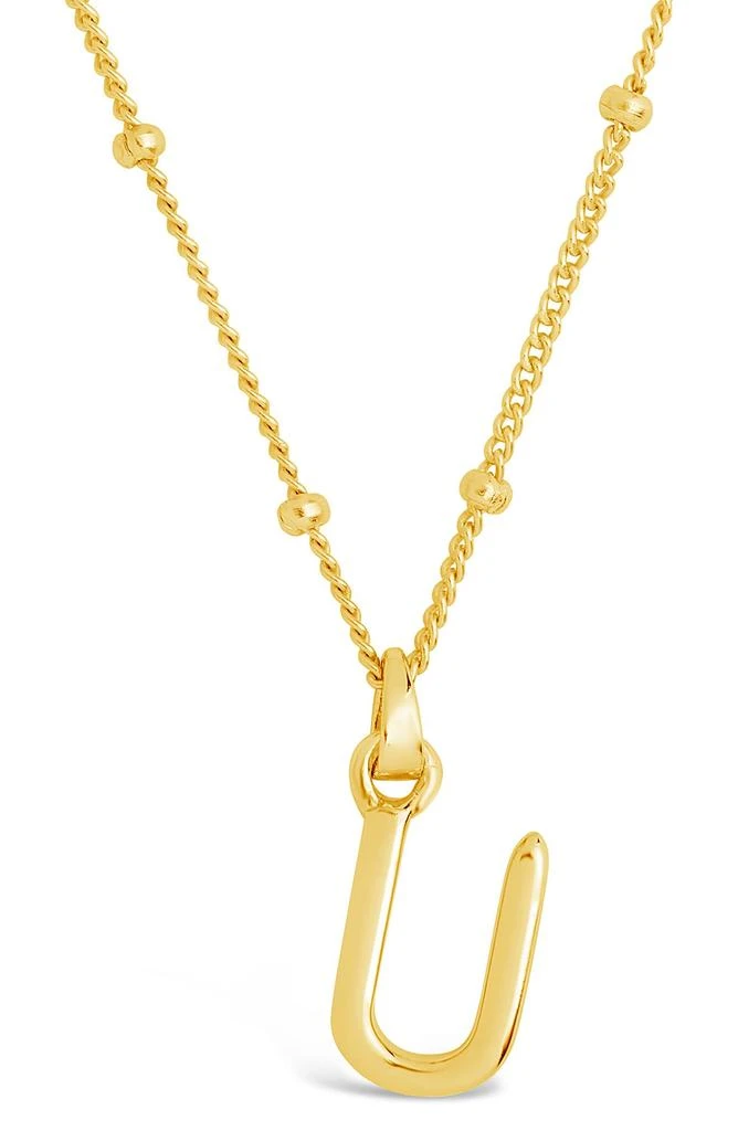 商品Sterling Forever|14K Gold Vermeil Initial Necklace,价格¥225,第1张图片