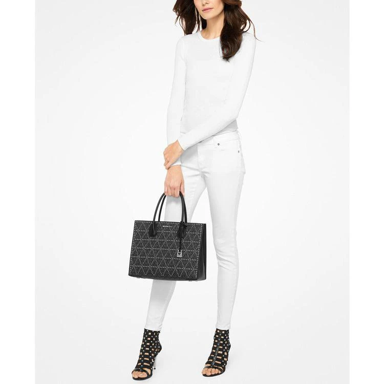 商品Michael Kors|Mercer Stud & Grommet 大号托特包,价格¥1103,第2张图片详细描述