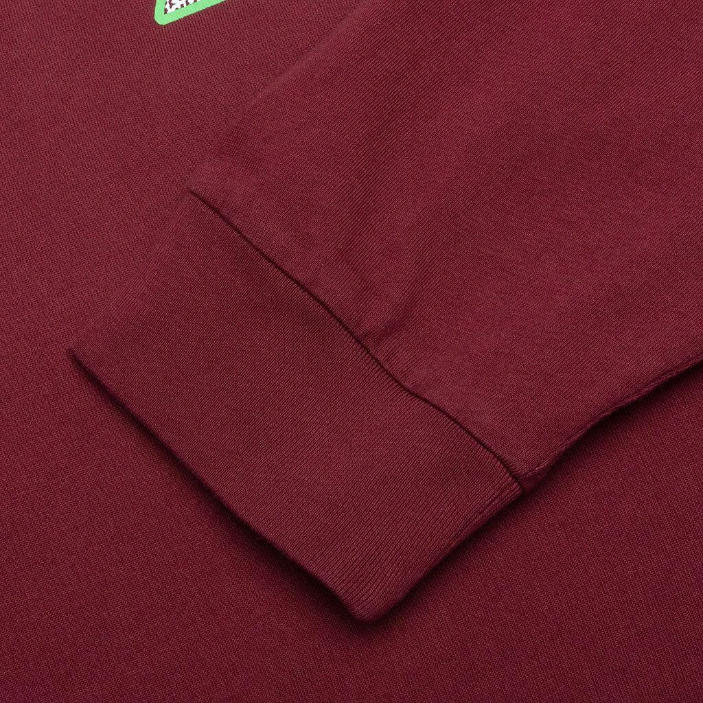 商品Brain Dead|Brain Dead Brain Roots L/S Tee - Maroon,价格¥244,第4张图片详细描述