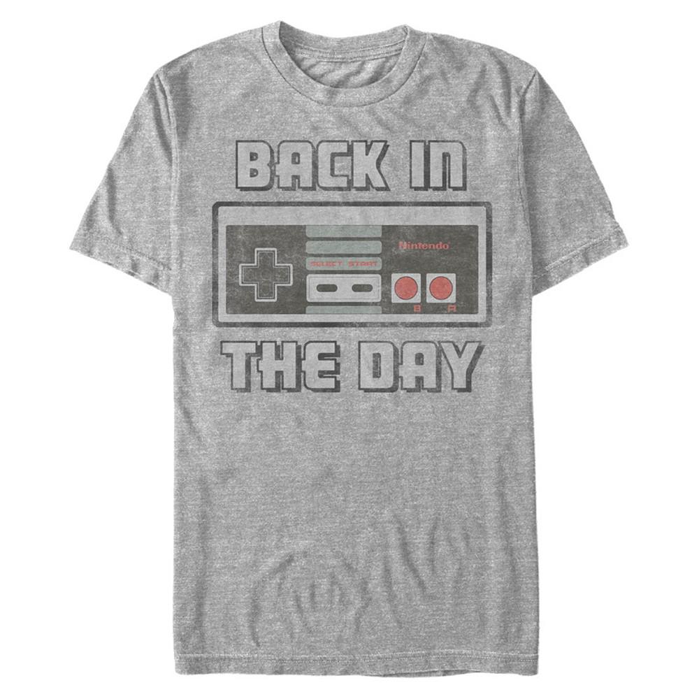 Nintendo Men's NES Controller Back in The Day Short Sleeve T-Shirt商品第1张图片规格展示