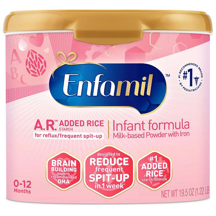 商品Enfamil|Enfamil A.R. 防吐奶婴儿配方奶1段 610g,价格¥344,第1张图片